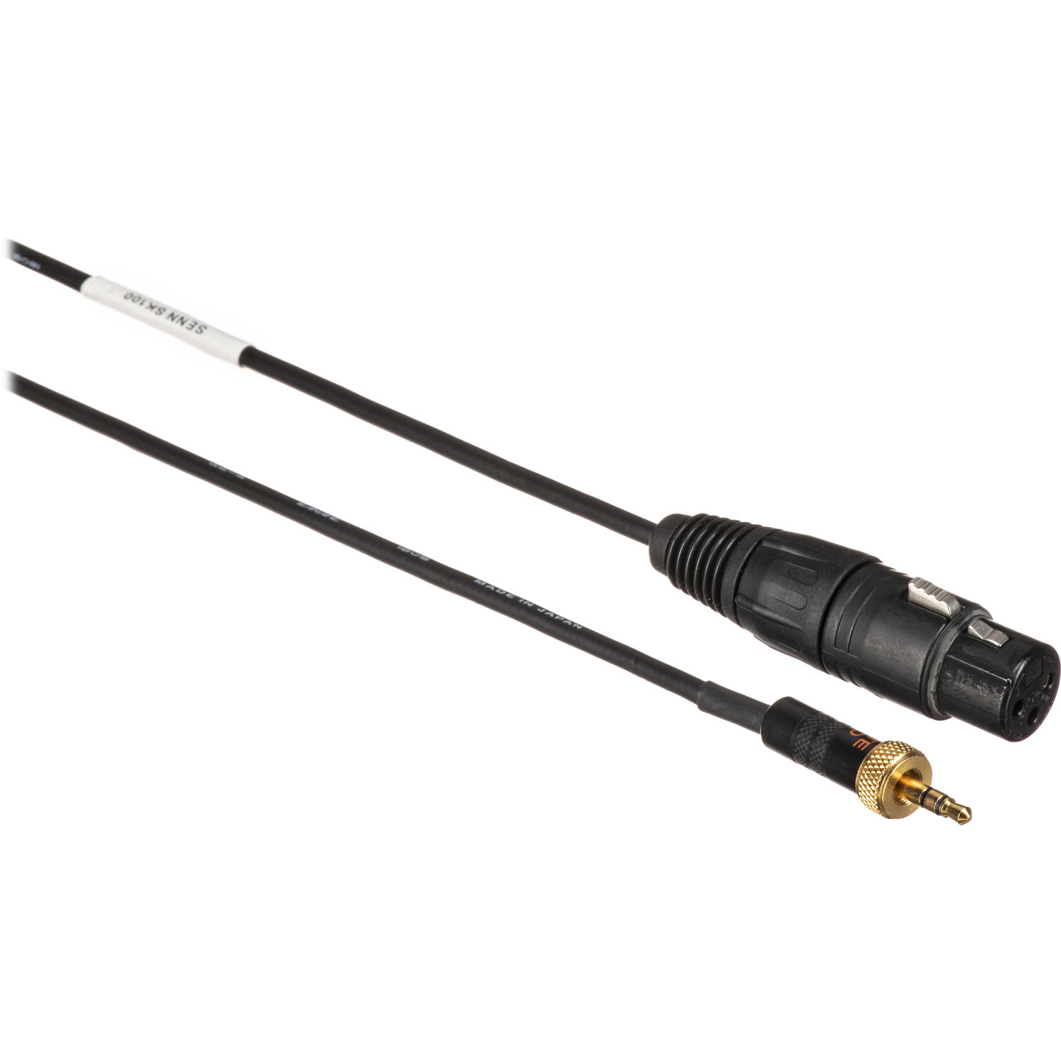 Cable Adaptador Remote Audio de 3 Pines Xlr Hembra a 3.5Mm Trs con Bloqueo para Transmisor Sennheise