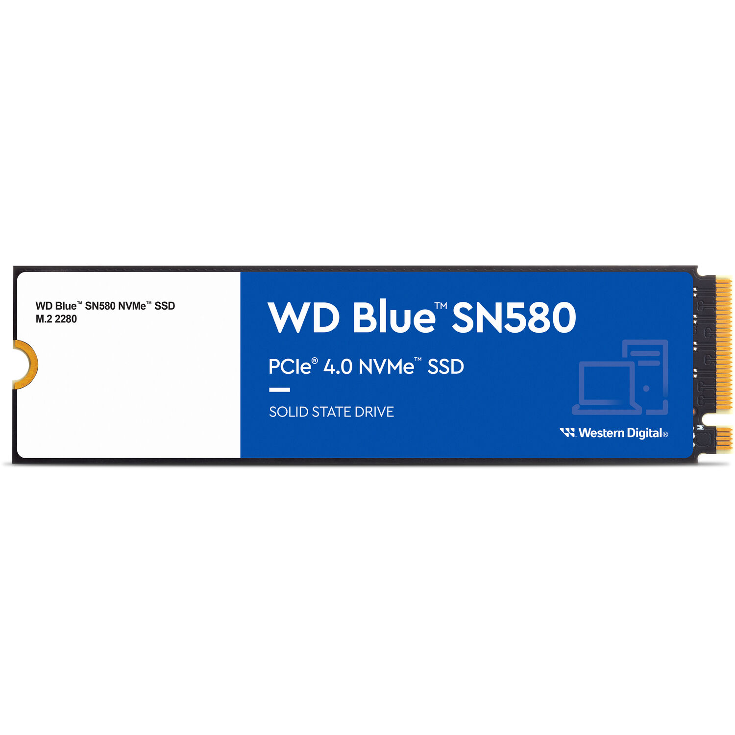 Ssd Interno Wd Blue Sn580 Nvme M.2 de 500Gb