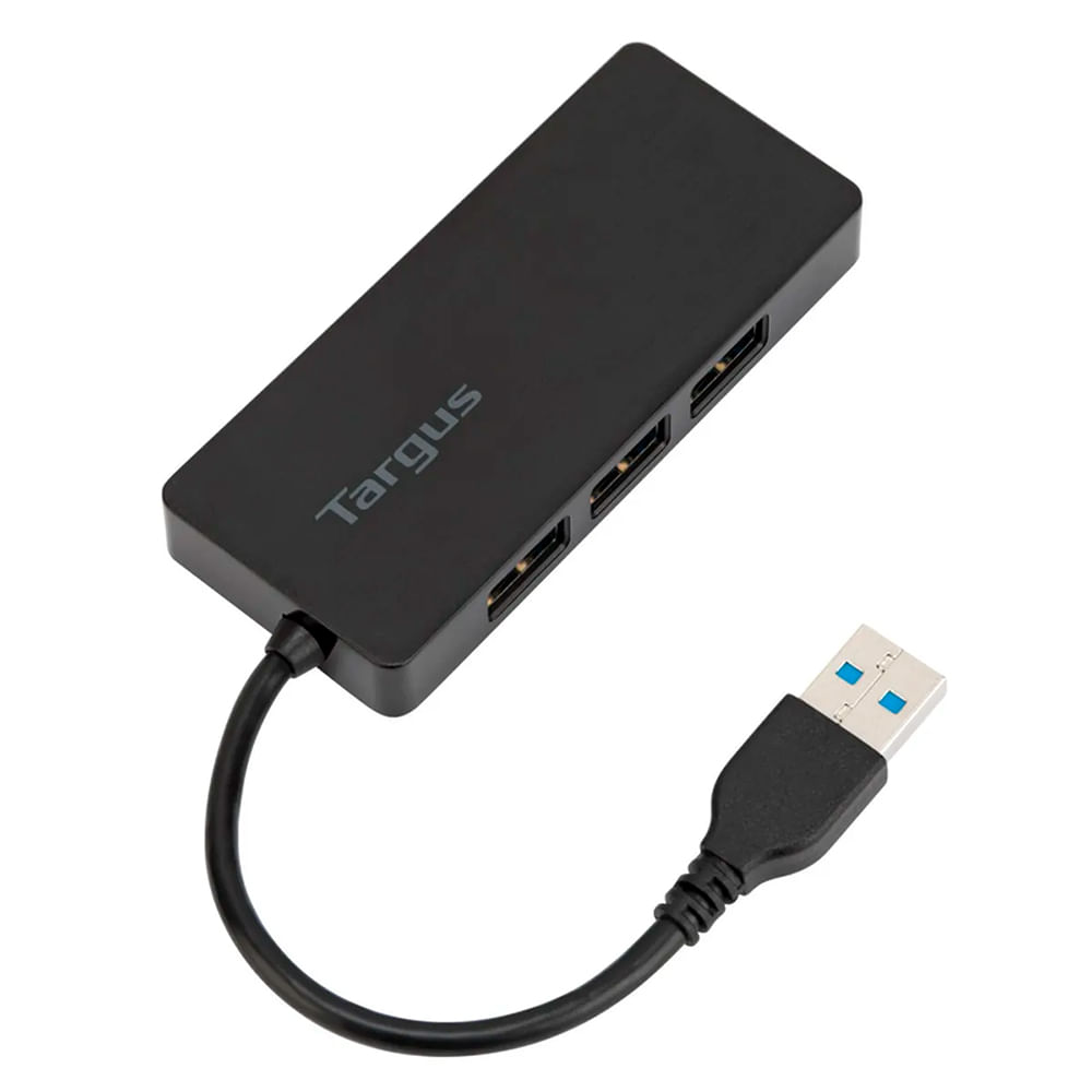Hub USB Targus 4 Puertos USB-A 3.0 ACH124US Negro