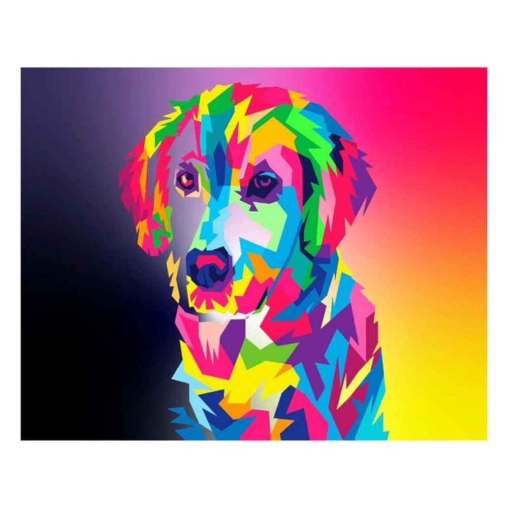 Diamond Painting Maka Colorfull Doggy