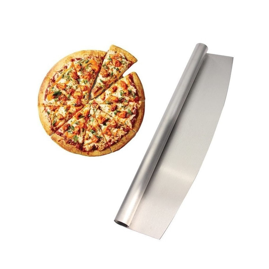 Cortador de masa pizza medialuna 35cm o 14 pulgadas