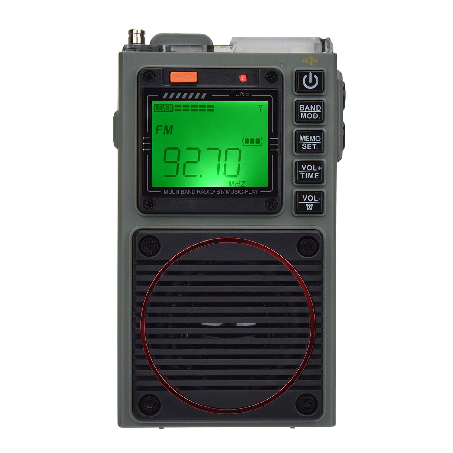 Radio Fm Altavoz Estéreo Portátil Digital Reproductor De Audio Mp3