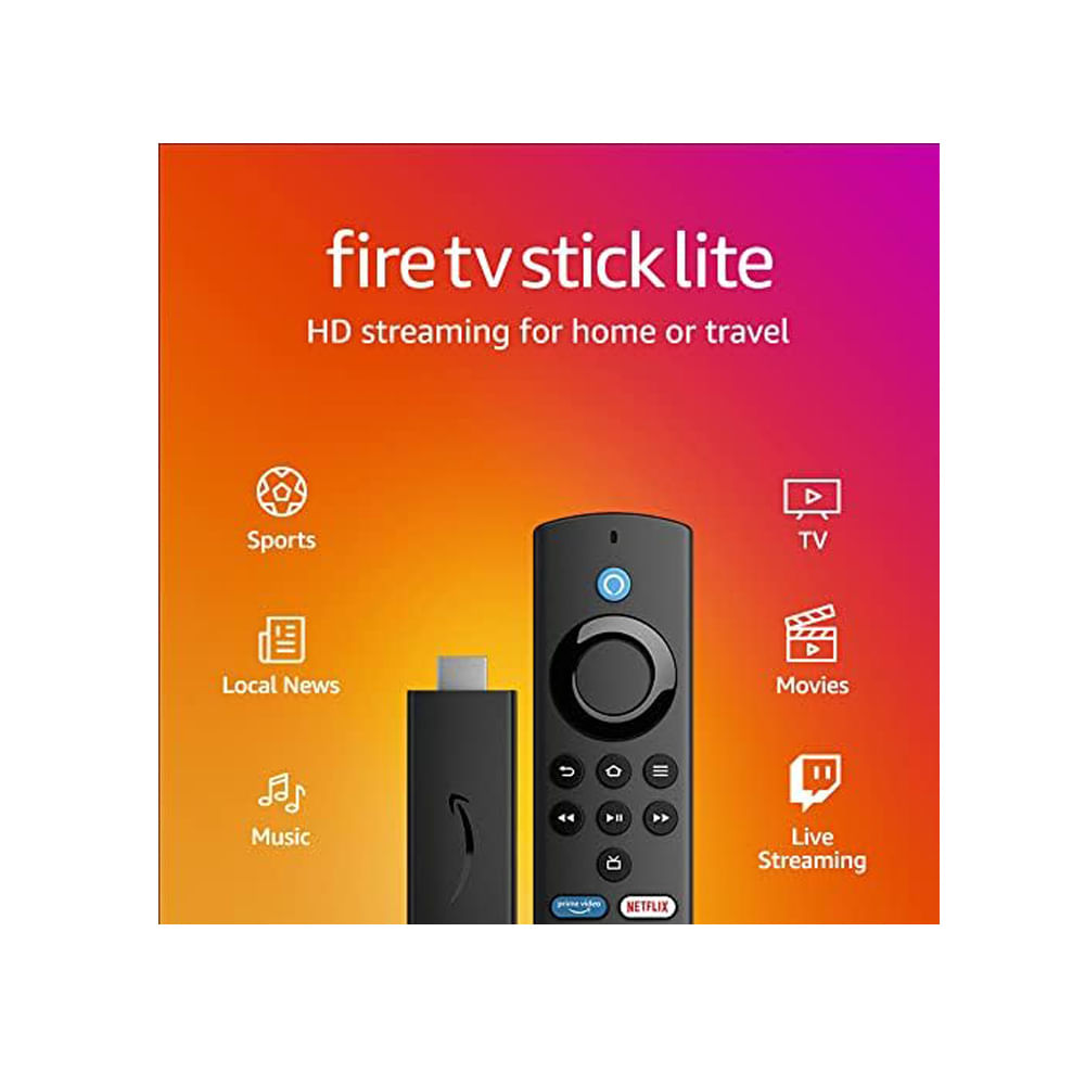 Convertidor SmartTV Amazon Fire TV Stick Lite con Alexa