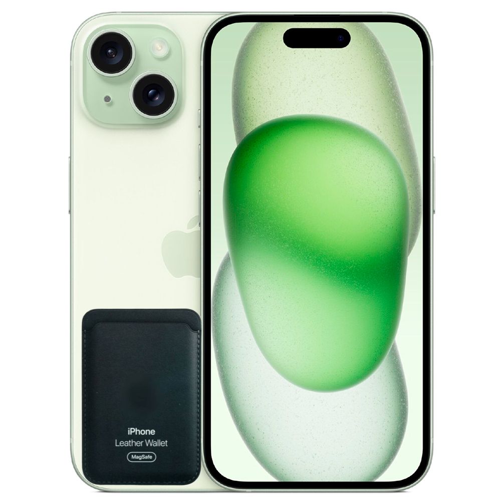 iPhone 15 eSIM 128GB - Green + Wallet OEM de Regalo