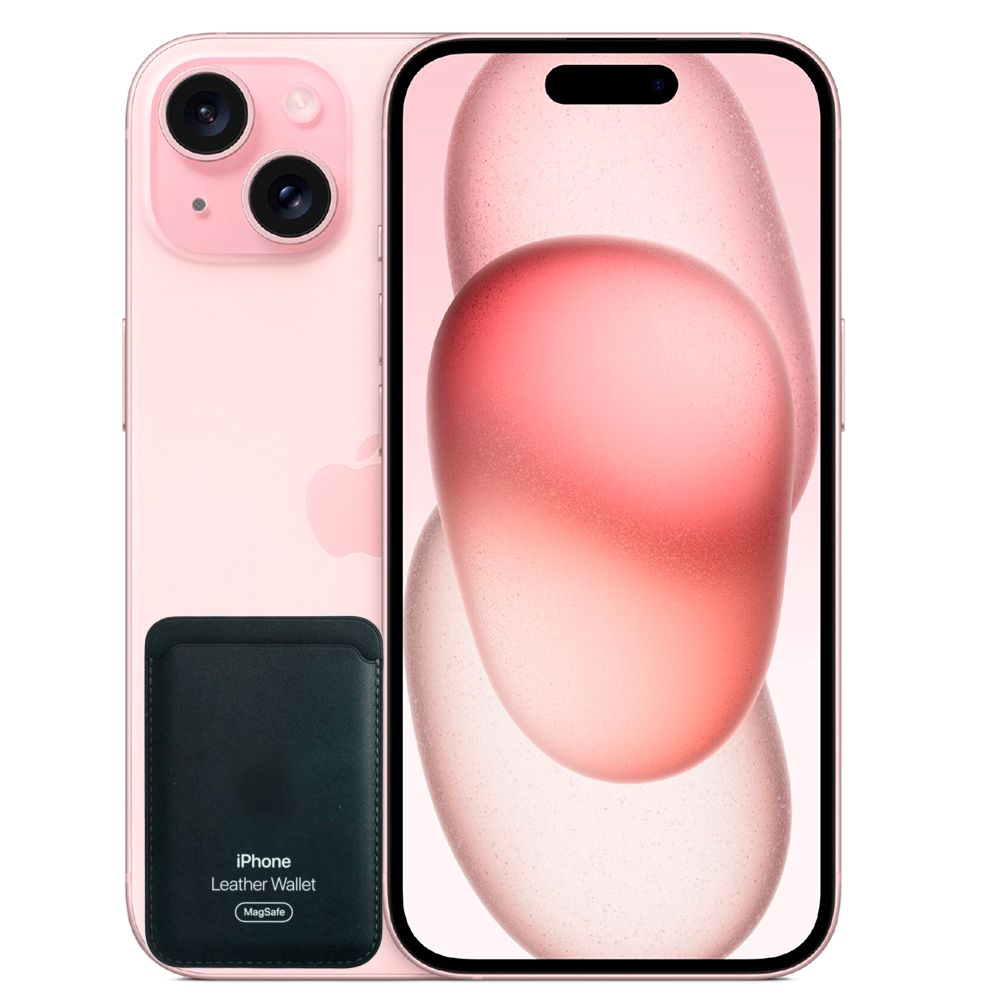 iPhone 15 eSIM 128GB - Pink + Wallet OEM de Regalo