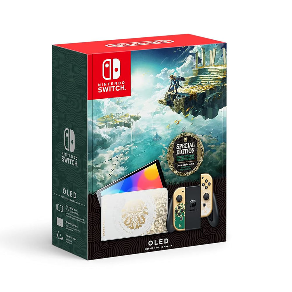 Consola Nintendo Switch OLED Edicion Zelda Tears Of The Kingdom