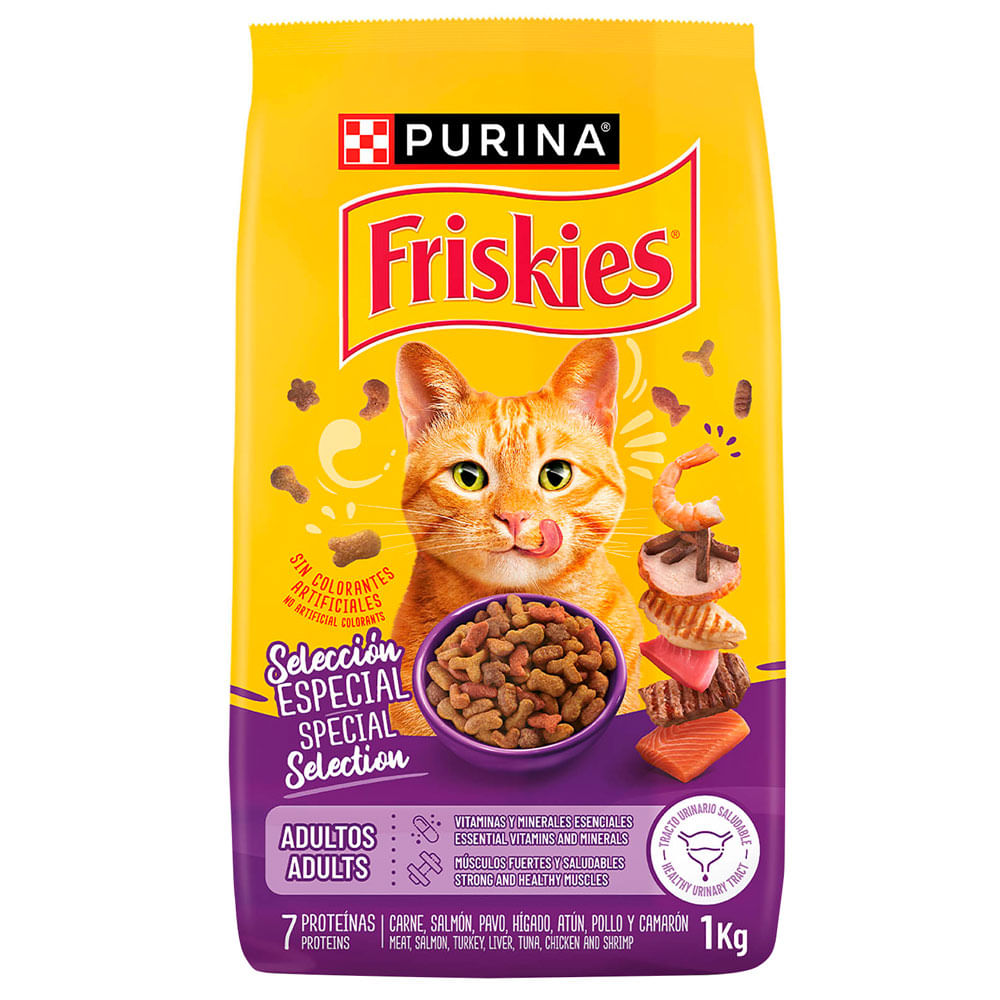 Alimento para Gatos FRISKIES Adulto Selección Especial Bolsa 1Kg