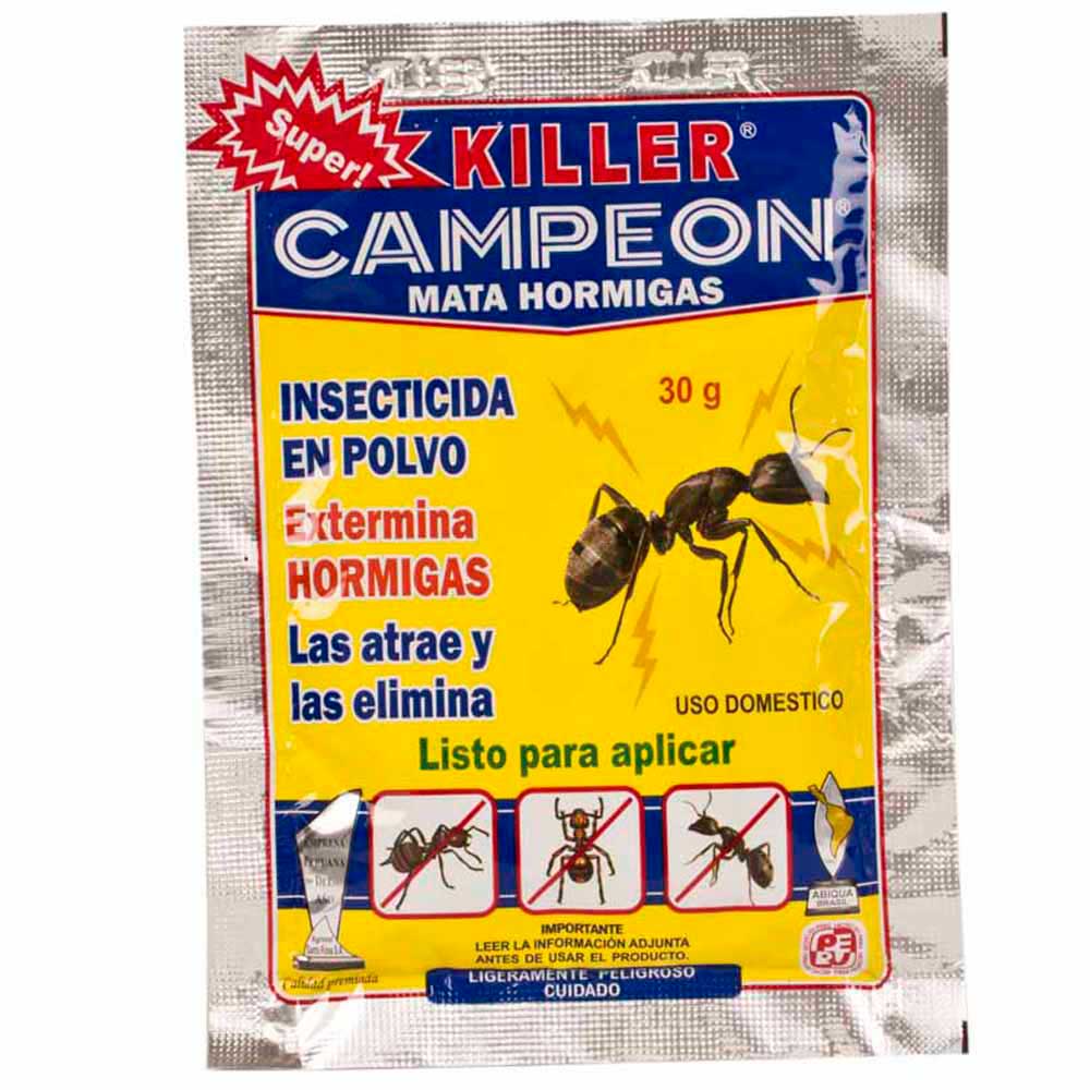 Insecticida CAMPEÓN Seco mata hormigas Sobre 30Gr
