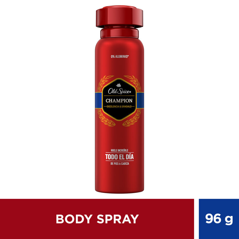 Desodorante para hombre Body Spray en Aerosol para Hombre OLD SPICE Champion Frasco 150ml