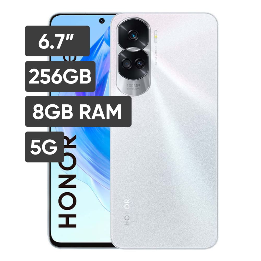 Smartphone HONOR 90 Lite 6.7" 8GB 256GB 100M+5M+2M Silver