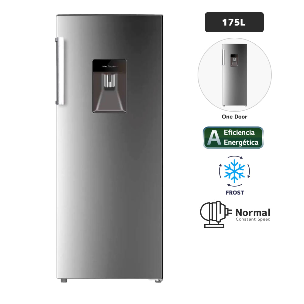 Refrigerador BLACKLINE 175L Frost 1PD Inox
