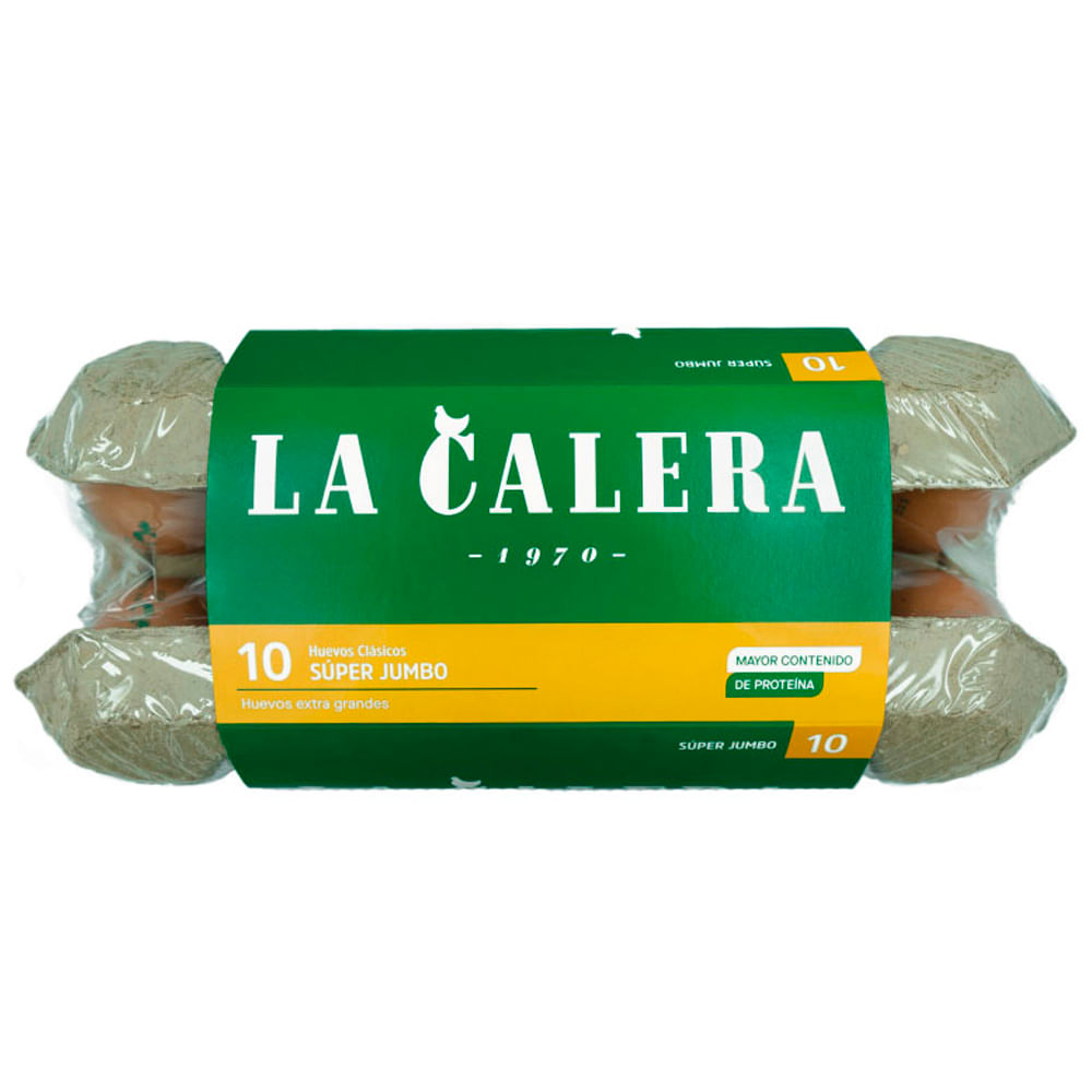 Huevos LA CALERA Súper Jumbo Paquete 10un
