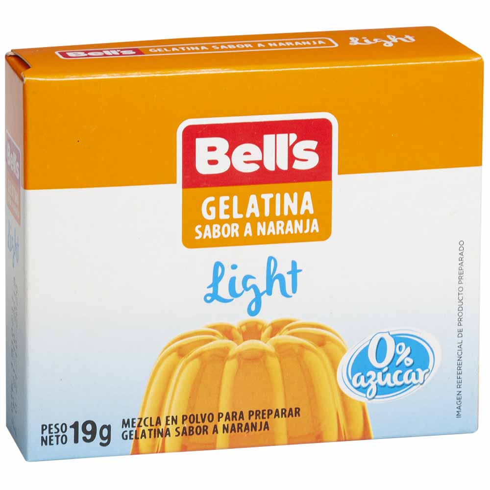 Gelatina Light BELL'S Naranja Caja 19g