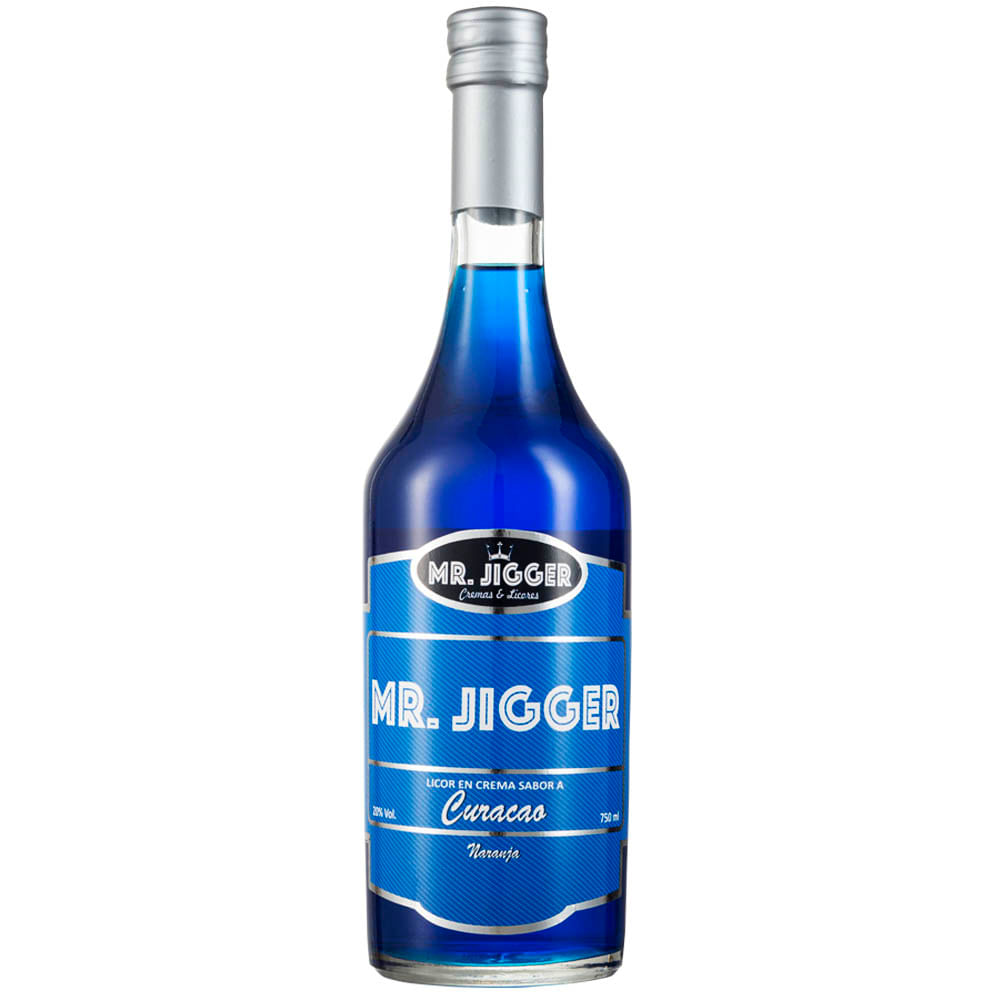 Licor MR JIGGER Curacao Botella 750ml