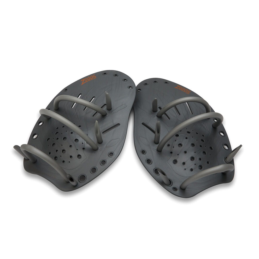 Paleta de Natación Zoggs Matrix Hand Paddles Negro/Gris-L