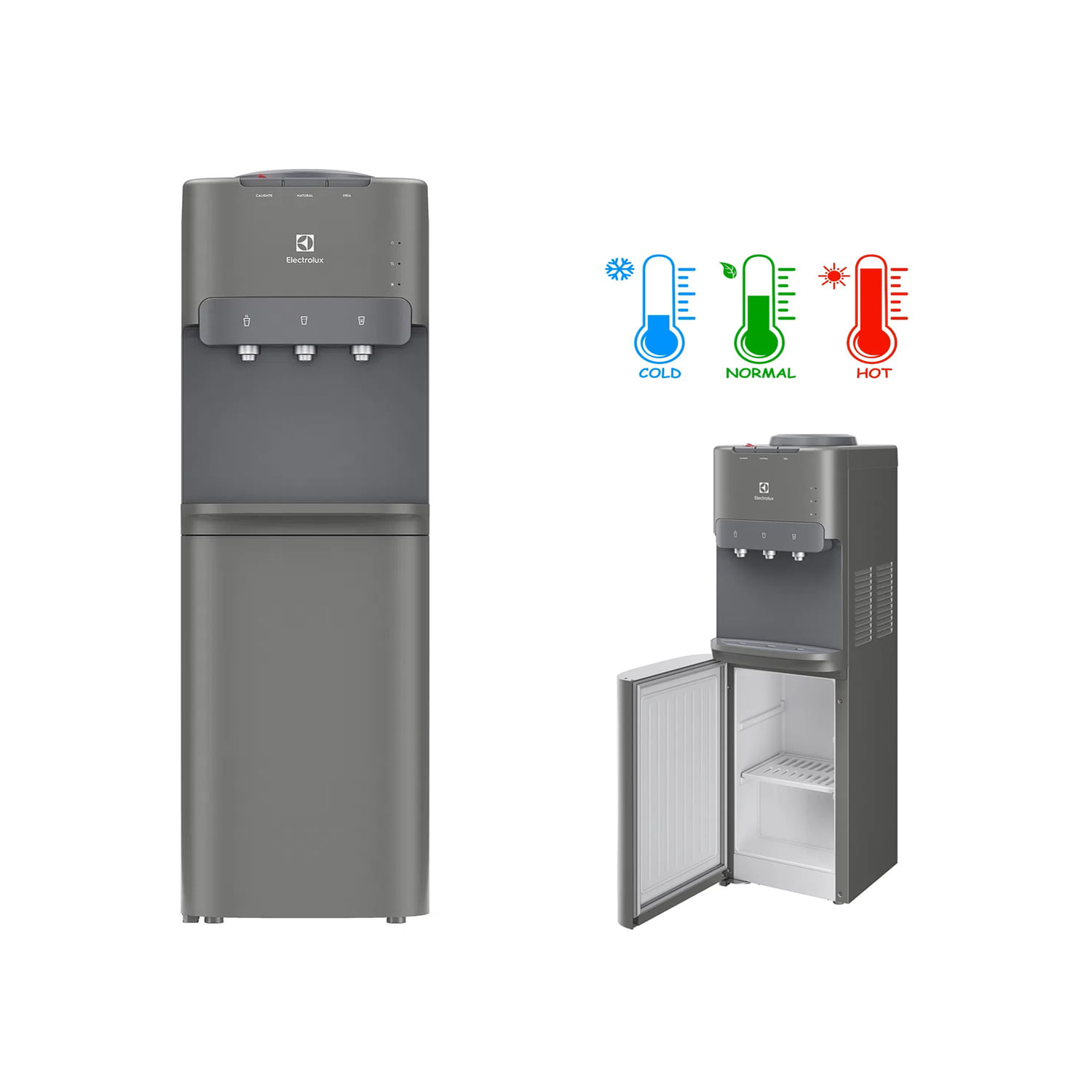 Dispensador de agua Electrolux EA11SR  con gabinete color gris