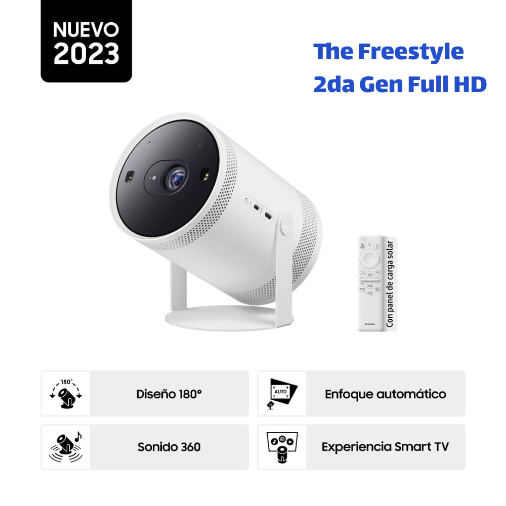 Proyector Samsung The Freestyle 2da Gen Full Hd Sp-lff3claxxpe (Año 2023)