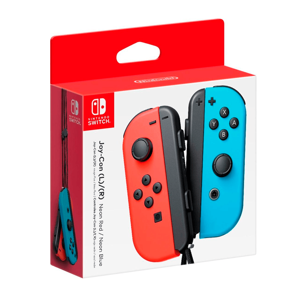 Controles Joy Con Neon Nintendo Switch Rojo y Azul