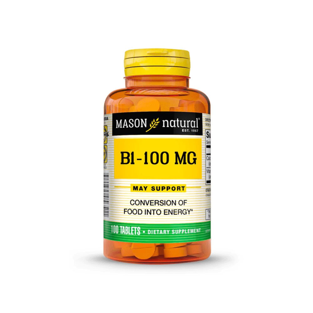 Vitamina B1 Mason Natural x 100 cápsulas