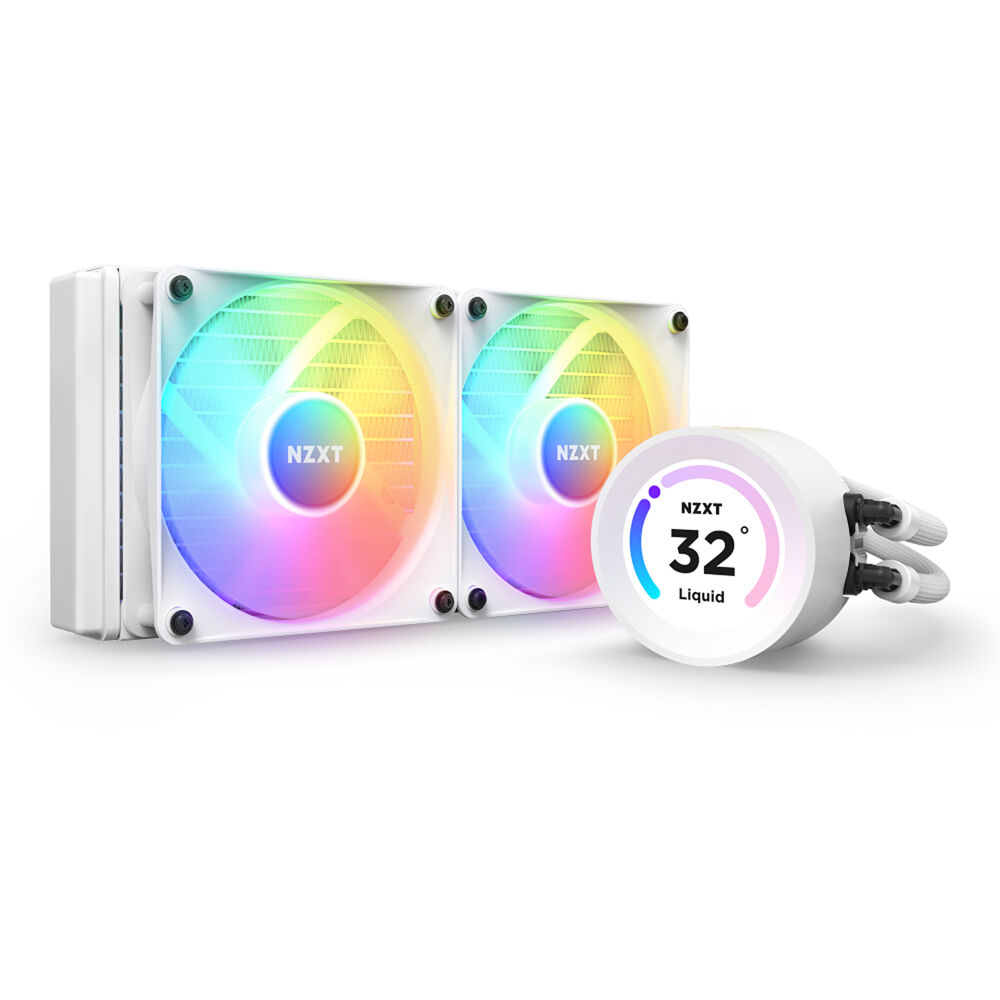 Refrigerador Líquido para Cpu Nzxt Kraken Elite Rgb All In One de 240Mm Blanco