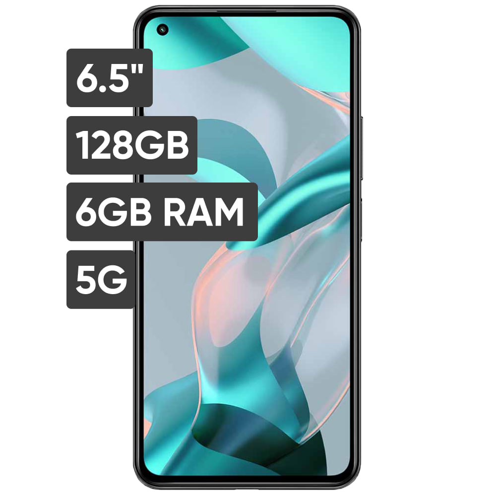 Smartphone XIAOMI 11 LITE 5G 6.5'' 6GB 128GB 64+8+5MP Negro