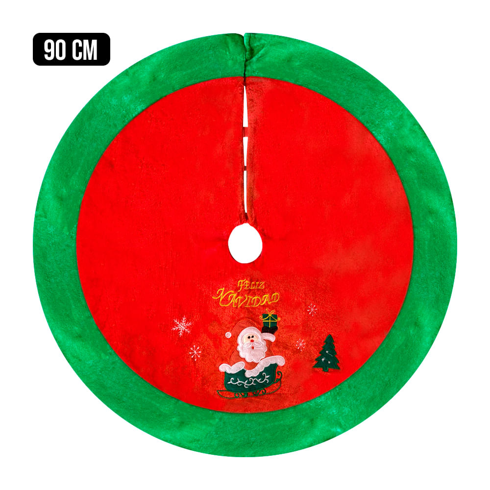 Alfombra Tapete para Árbol de Navidad 90 cm