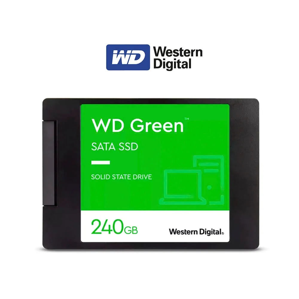 Disco Duro SSD WD Western Digital Green 2.5 240GB SATA 6Gb/s WDS240G3G0A