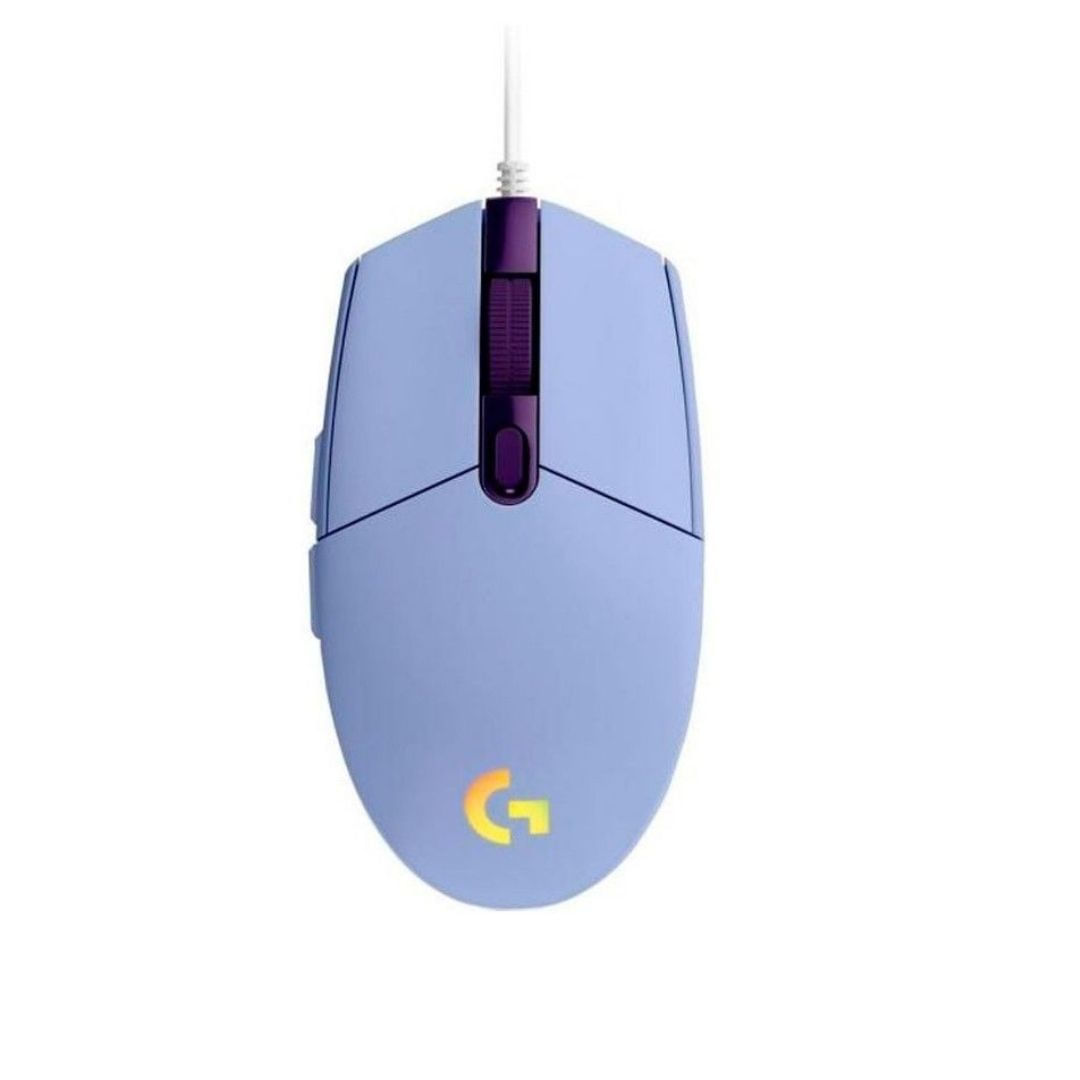 Mouse Logitech G203 Gaming Lightsync Lila