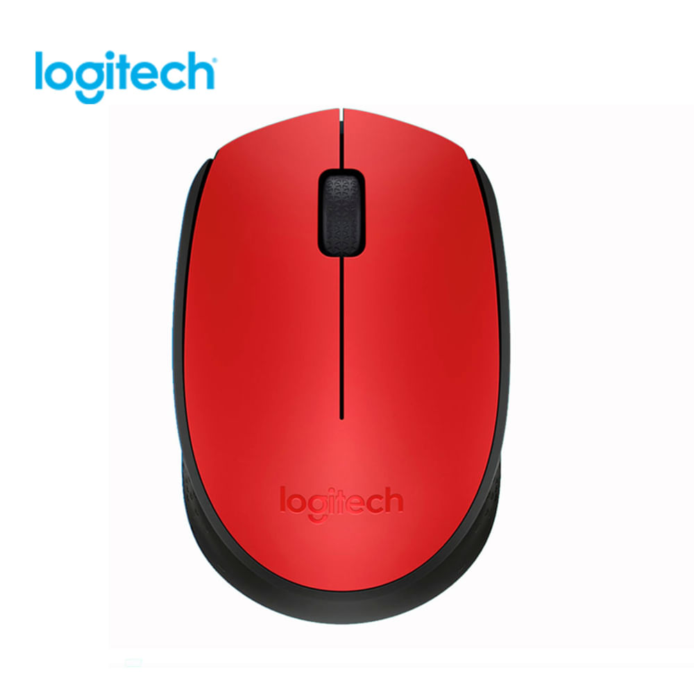 Mouse Logitech M170 Wireless Gris Rojo