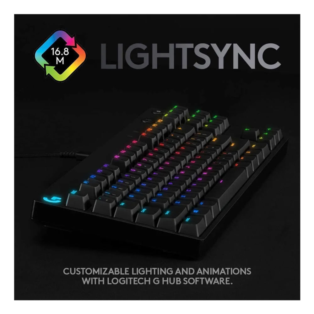 Teclado Logitech Pro Keyboard Rgb Usb