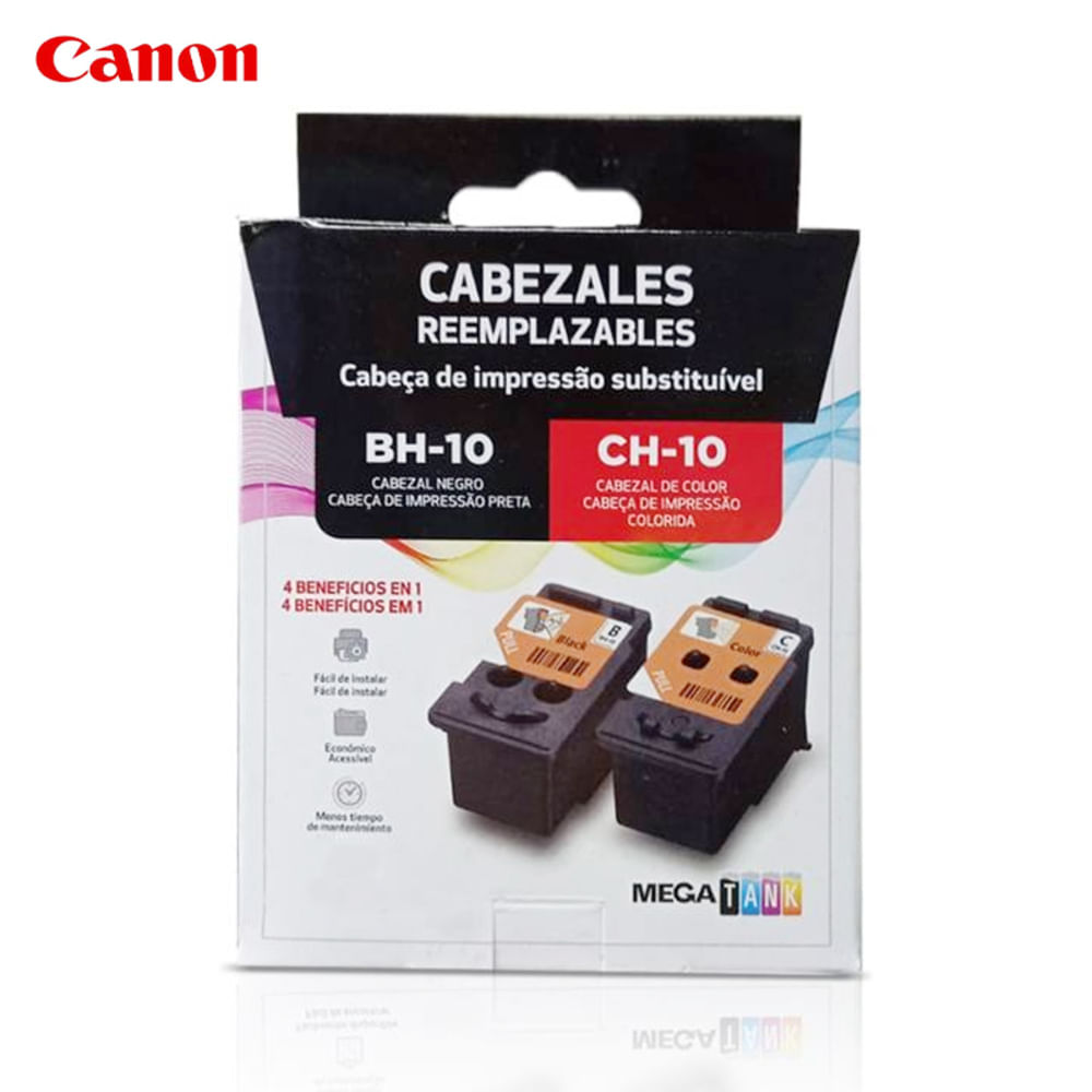 Kit Cabezal Canon Bh-10 Negro Y Ch-10 Color Presentacion Original