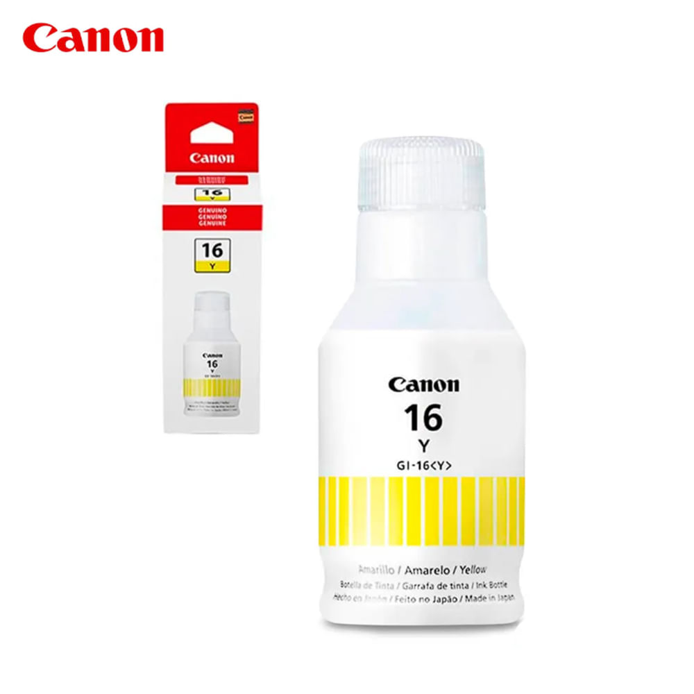 Tinta Canon Gi-16 Y Yellow Presentacion Original