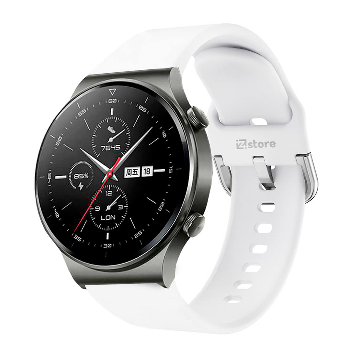 Correa Compatible Con Huawei Watch GT2 Pro Blanco Evilla 22mm