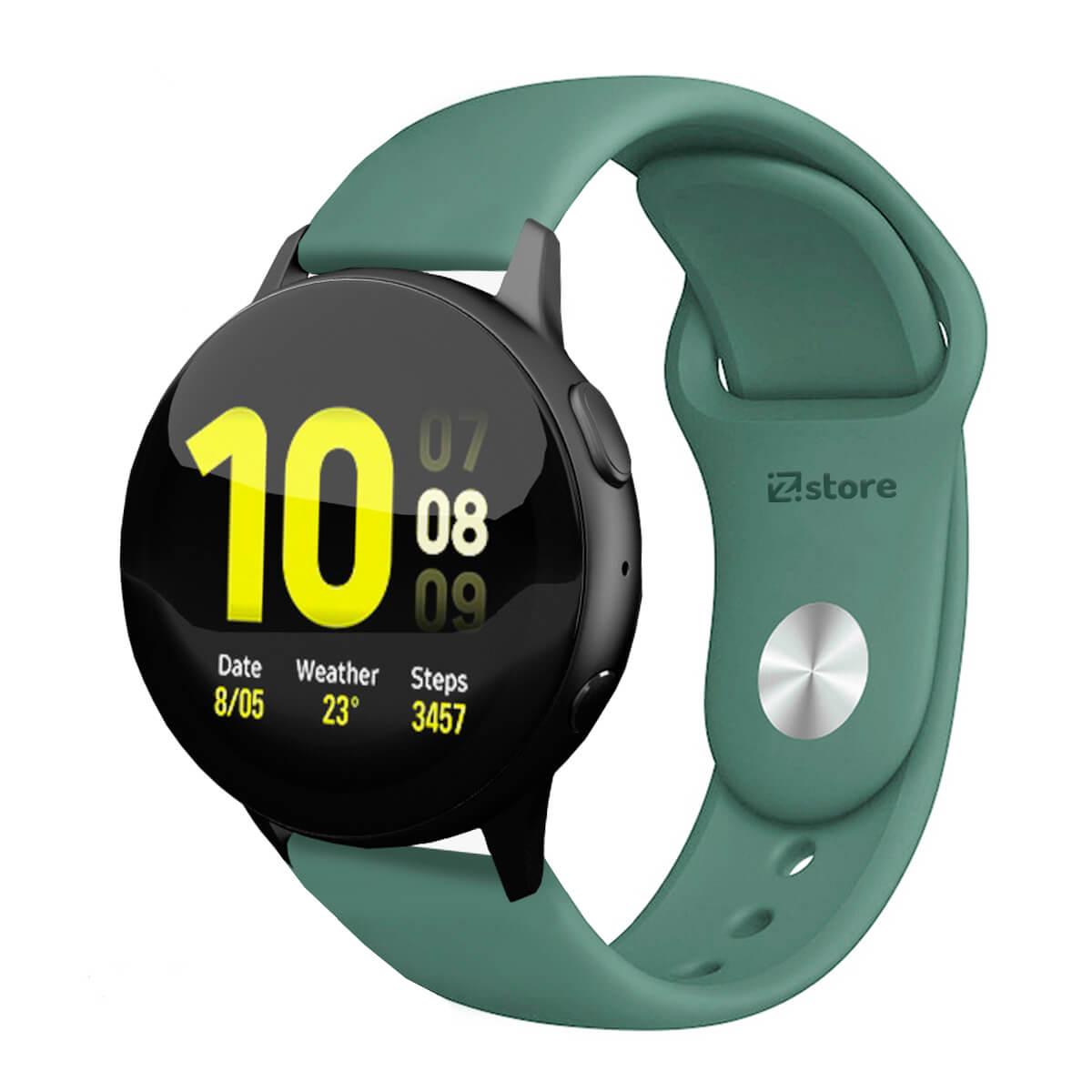 Correa Compatible Con Samsung Galaxy Watch Active 2 Verde Pino Broche 20mm