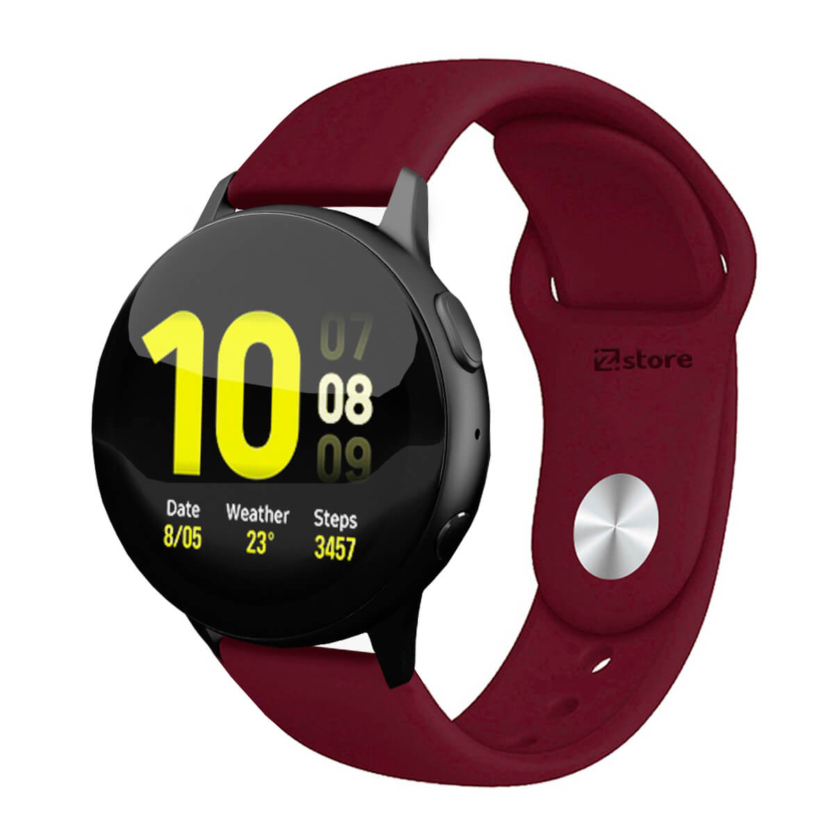 Correa Compatible Con Samsung Galaxy Watch Active 2 Vino Broche 20mm
