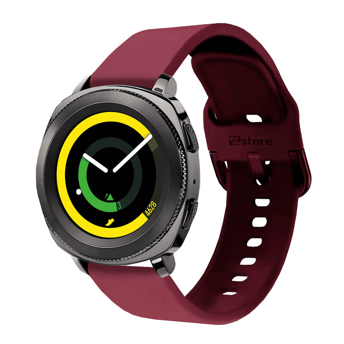 Correa Compatible Con Samsung Gear Sport Vino Rojo Evilla 20mm