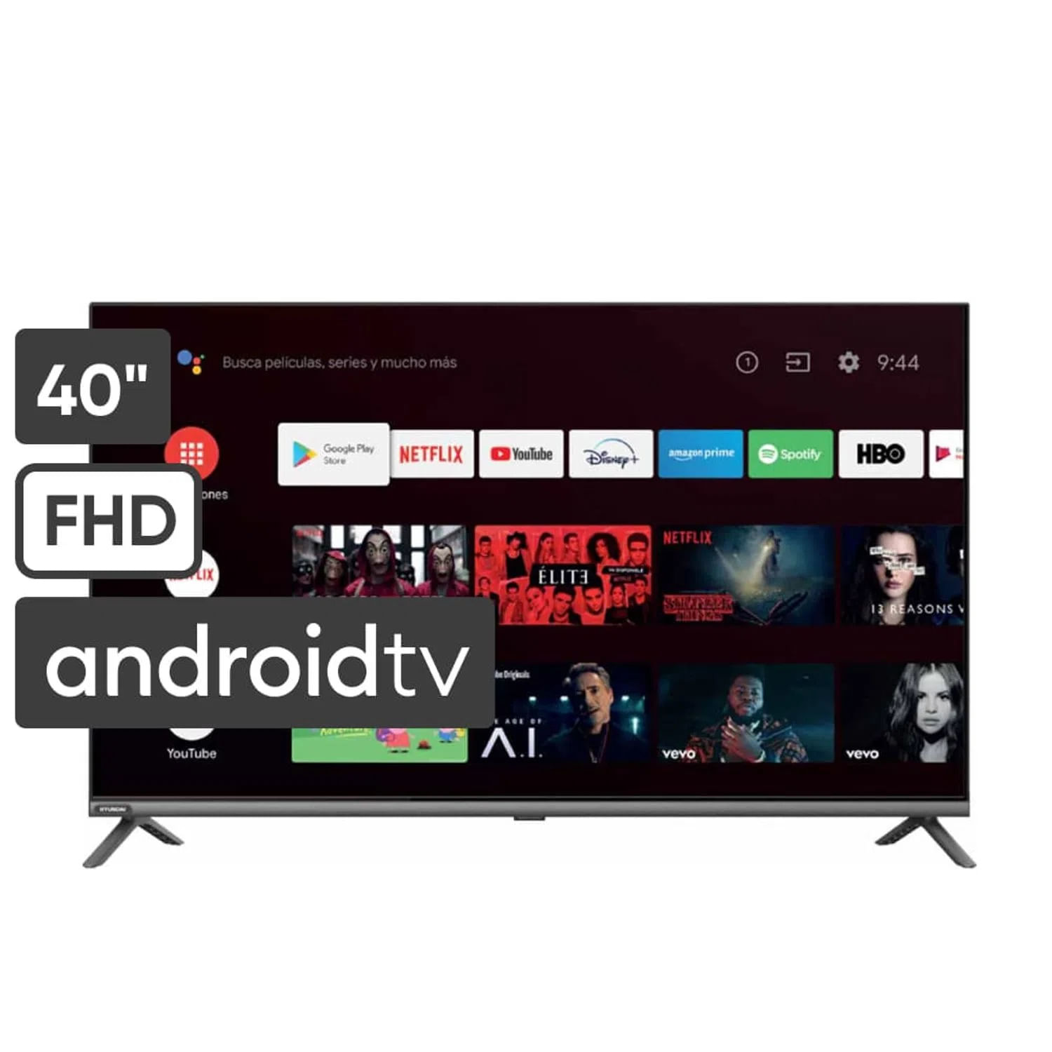 Televisor 40" Hyundai Full HD HYLED4022AiM Android tv