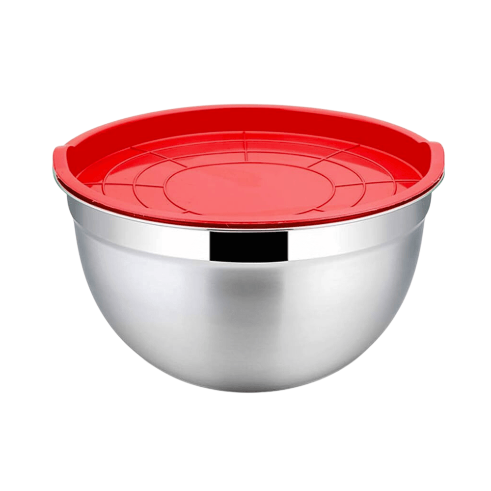 Bowl para Cocina de Acero Inoxidable Repostería con Tapa 30 cm