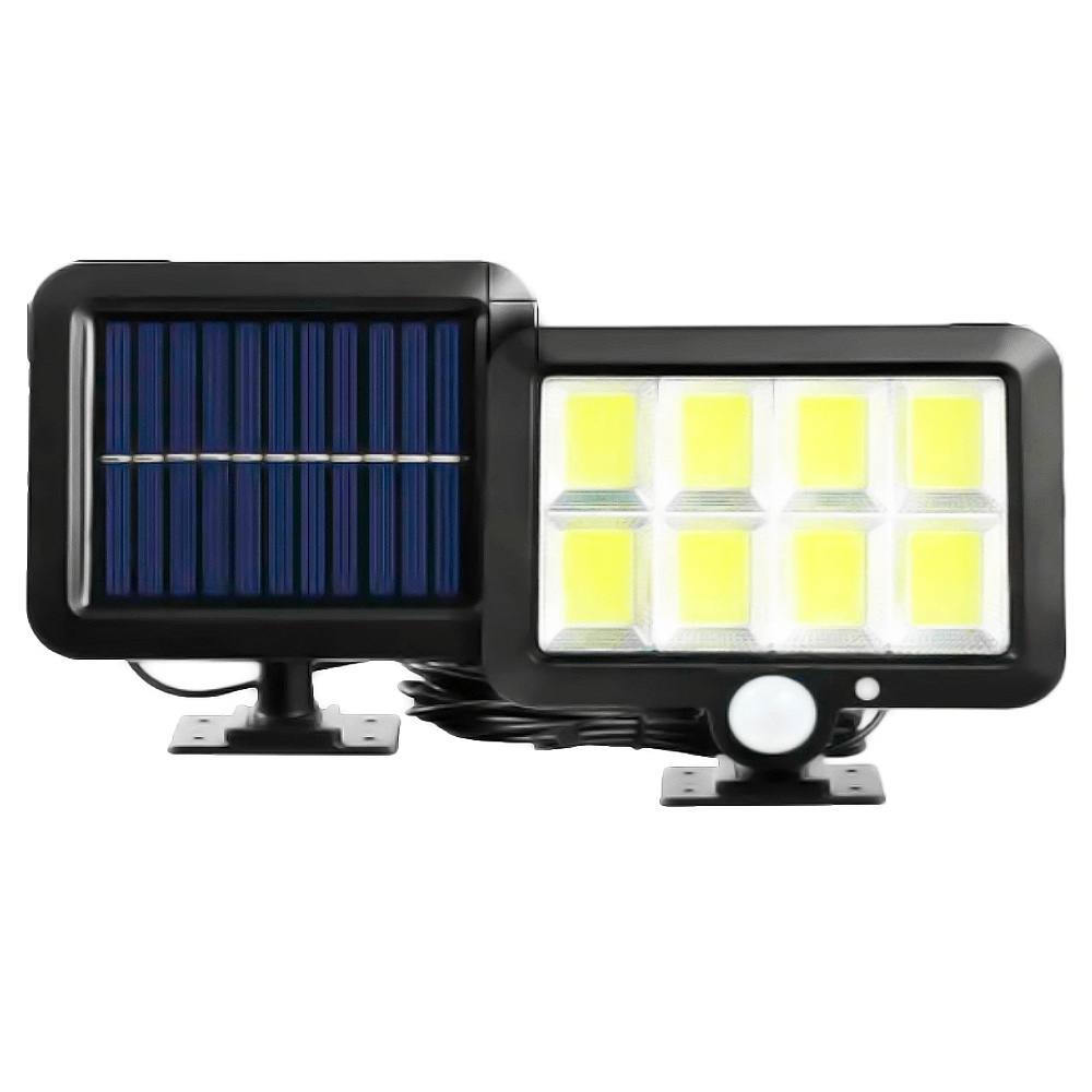 Lampara Panel LED solar para exteriores de 8 Celdas de Luz
