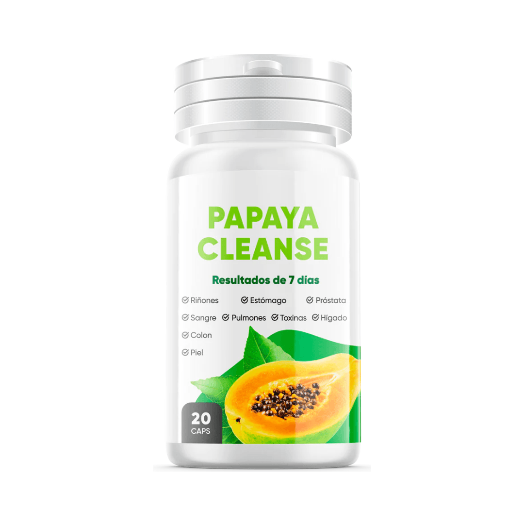 Suplemento Natural Papaya Cleanse 20 Cápsulas