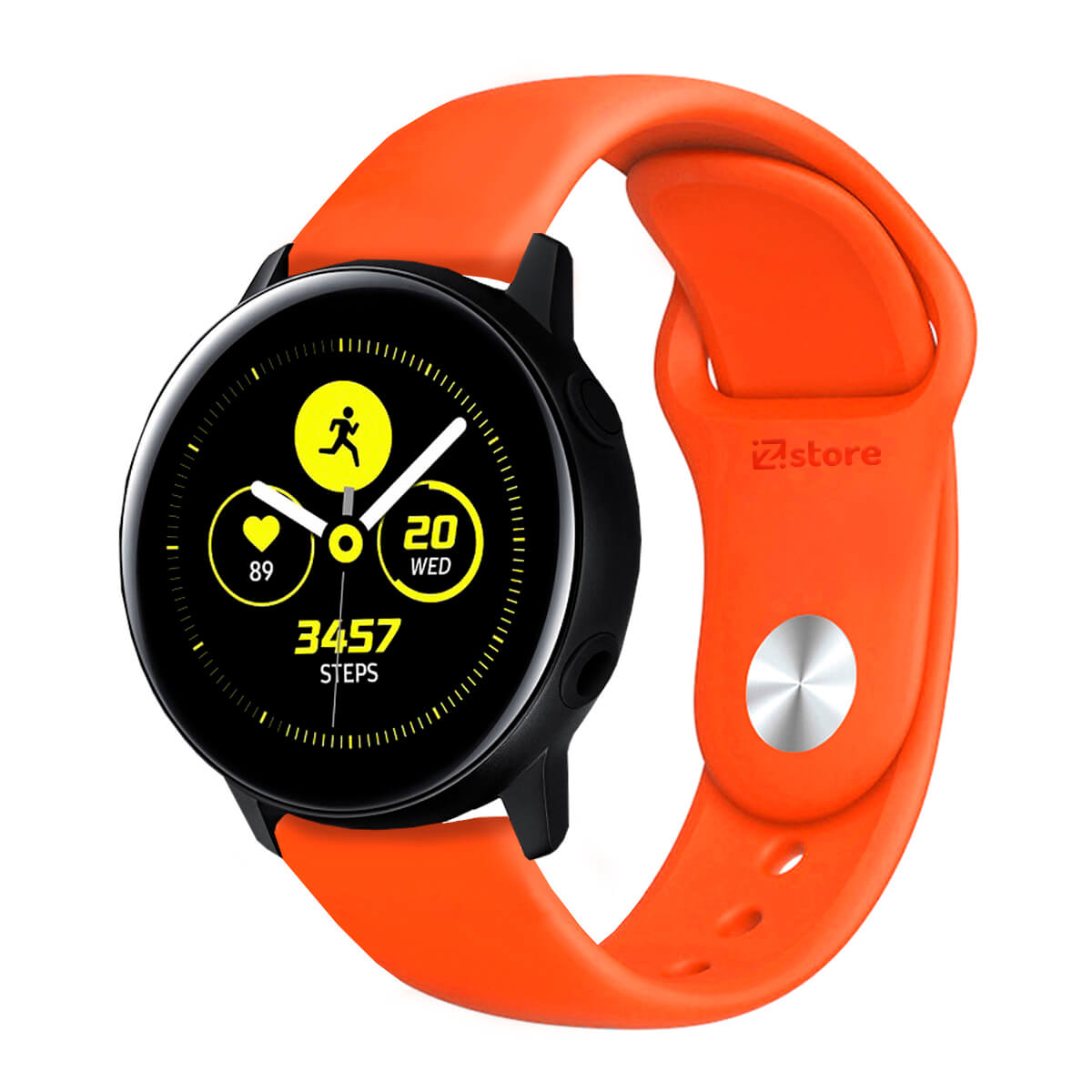 Correa Compatible Con Samsung Galaxy Watch Active Naranja Broche 20mm