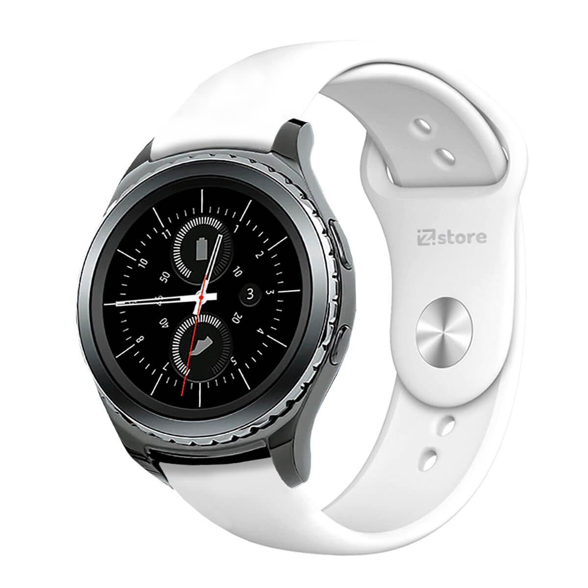 Correa Compatible Con Samsung Gear S2 Classic Blanco Broche 20mm