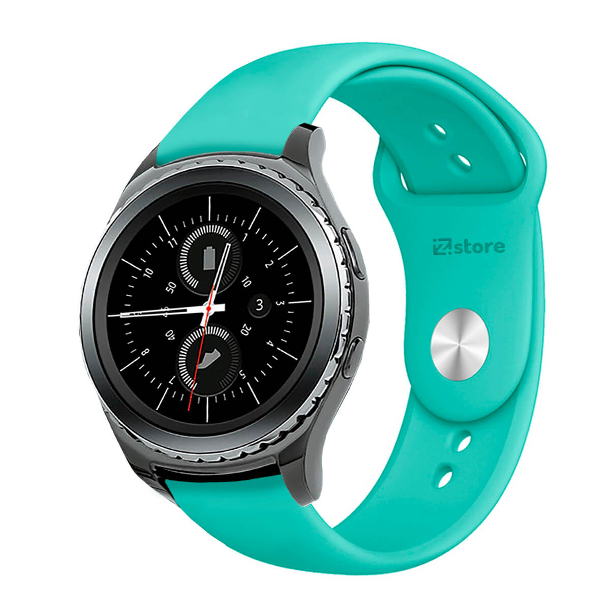 Correa Compatible Con Samsung Gear S2 Classic Verde Esmeralda Broche 20mm