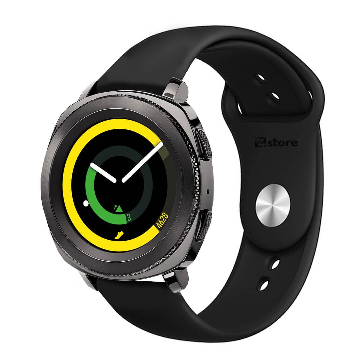 Correa Compatible Con Samsung Gear Sport Negro Broche 20mm