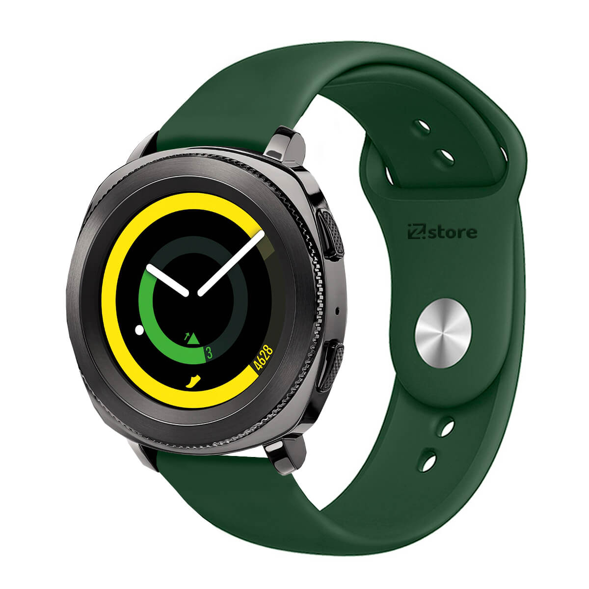 Correa Compatible Con Samsung Gear Sport Verde Militar Broche 20mm