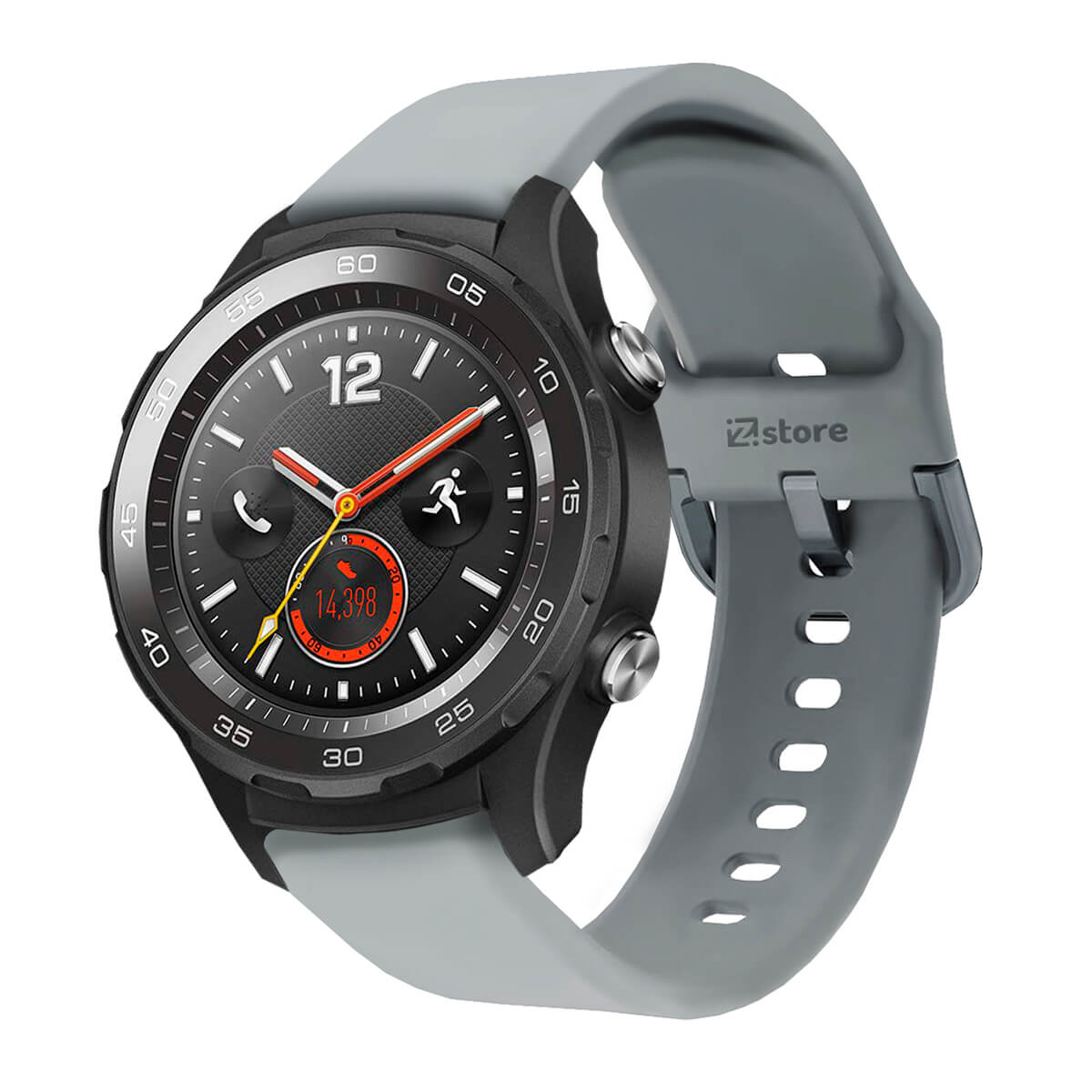 Correa Compatible Con Huawei Watch 2 Gris Evilla 20mm