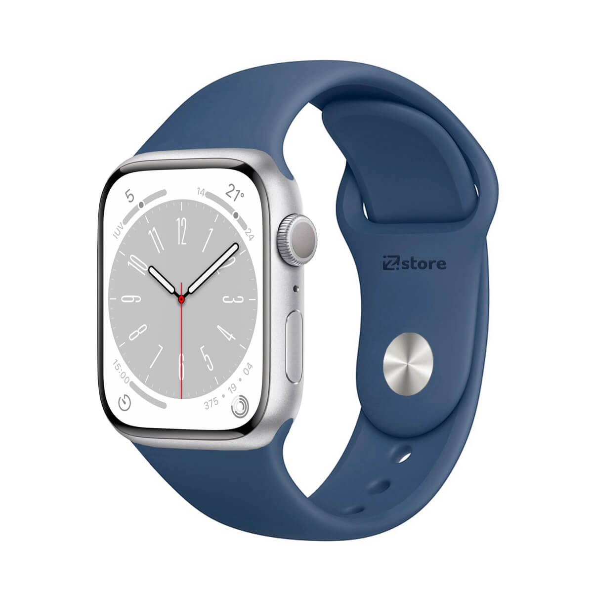Correa Compatible Con Apple Watch 42mm / 44mm / 45mm Azul Acero