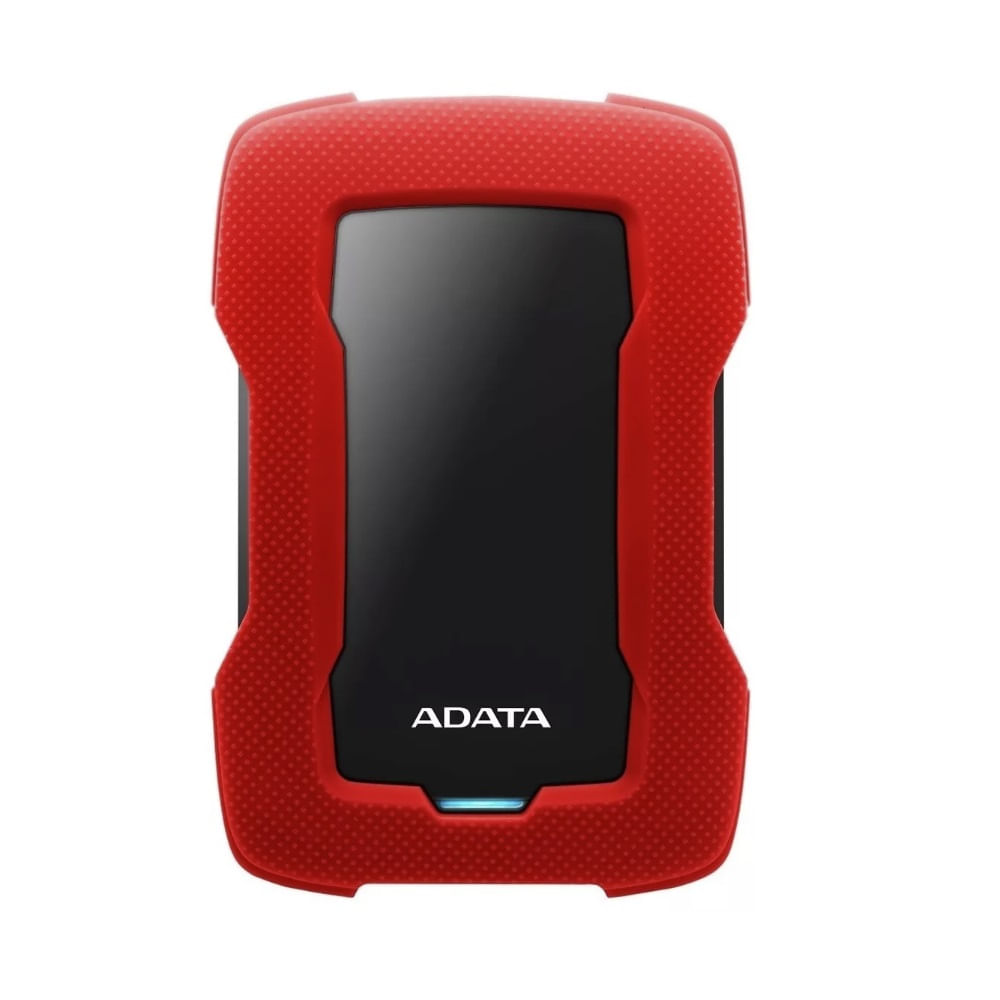 Disco Duro Externo ADATA HD330 2TB Protección Sensor de Golpes Rojo