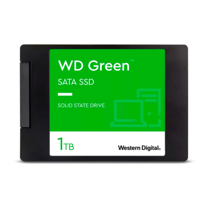 Disco Sólido SSD Western Digital 1TB Green 2.5 SATA WDS100T3G0A