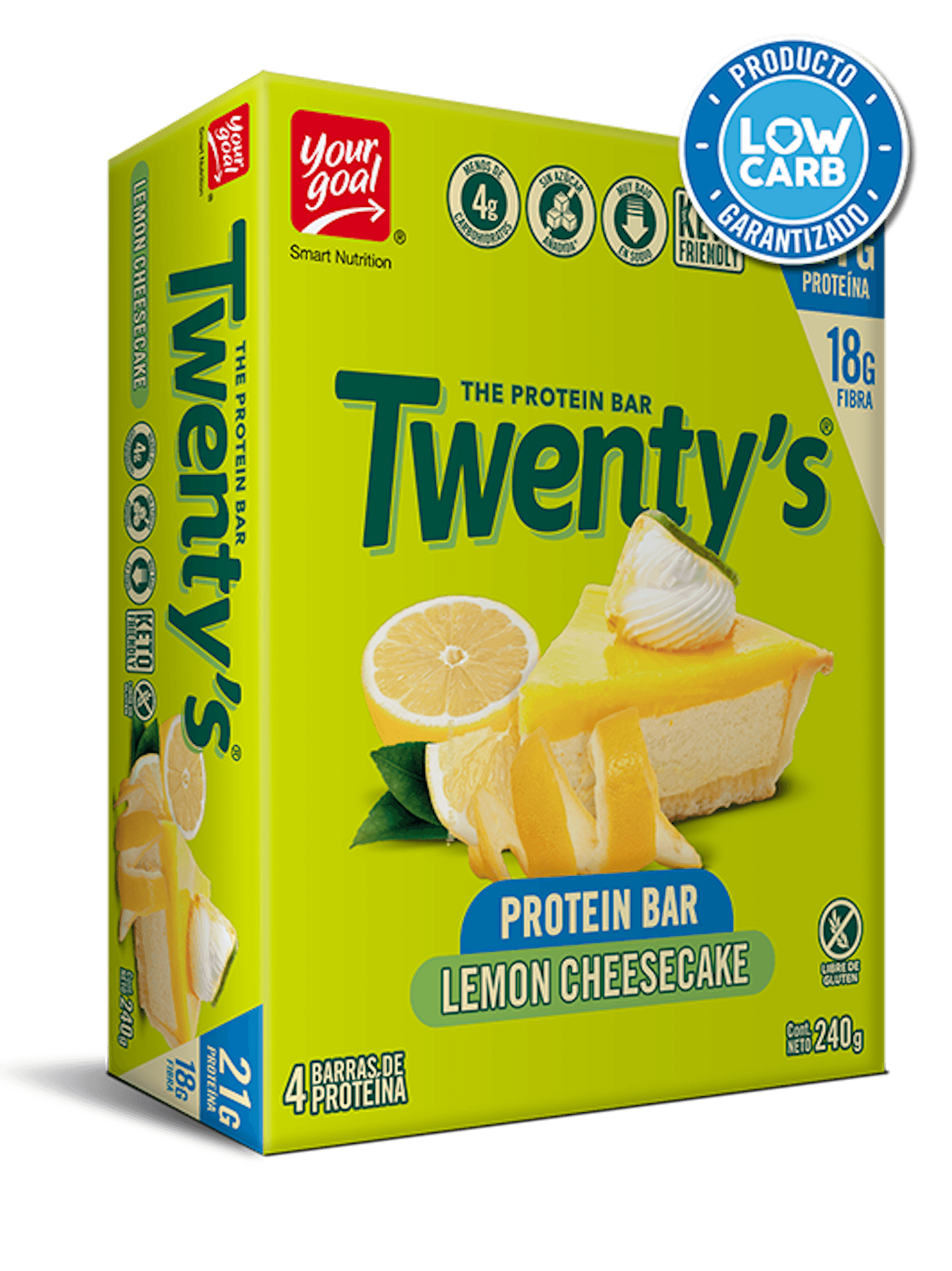 Twenty's Lemon Cheesecake - Display x4un